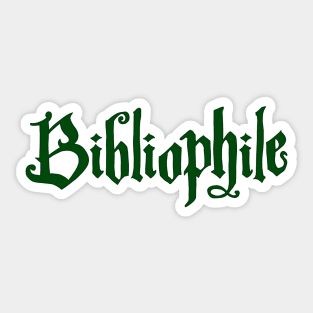 Bibliophile Sticker